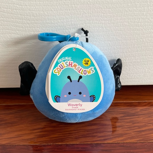 UK Version Waverly the Butterfly 3.5” Clip Squishmallow - Picture 2 of 3
